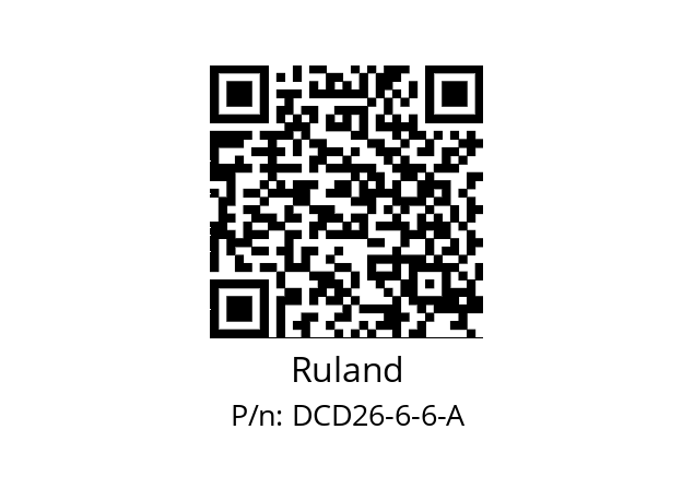   Ruland DCD26-6-6-A