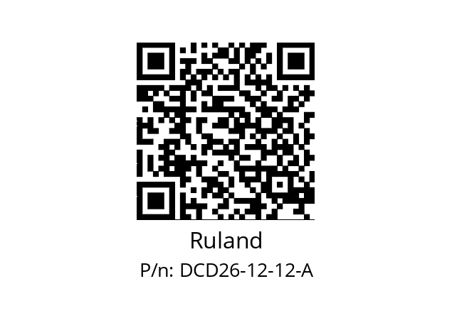   Ruland DCD26-12-12-A