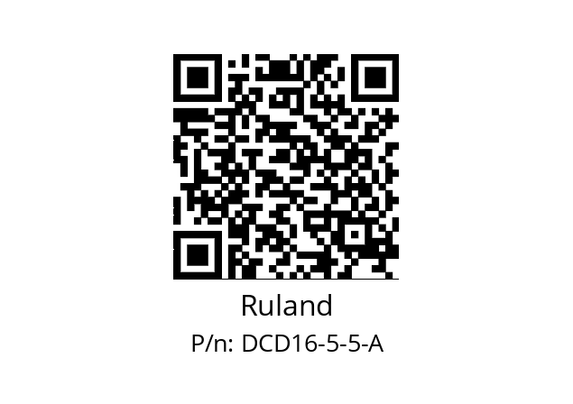   Ruland DCD16-5-5-A