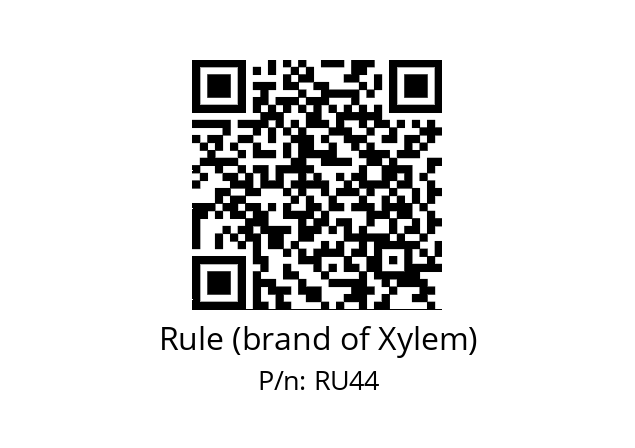   Rule (brand of Xylem) RU44