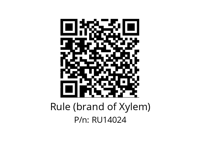   Rule (brand of Xylem) RU14024