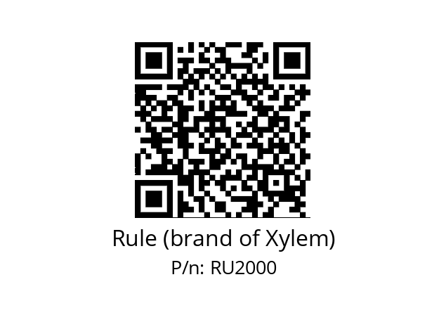   Rule (brand of Xylem) RU2000