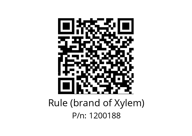   Rule (brand of Xylem) 1200188