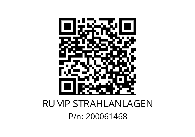   RUMP STRAHLANLAGEN 200061468