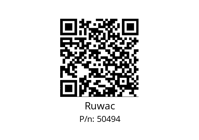   Ruwac 50494