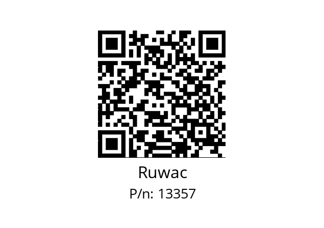   Ruwac 13357