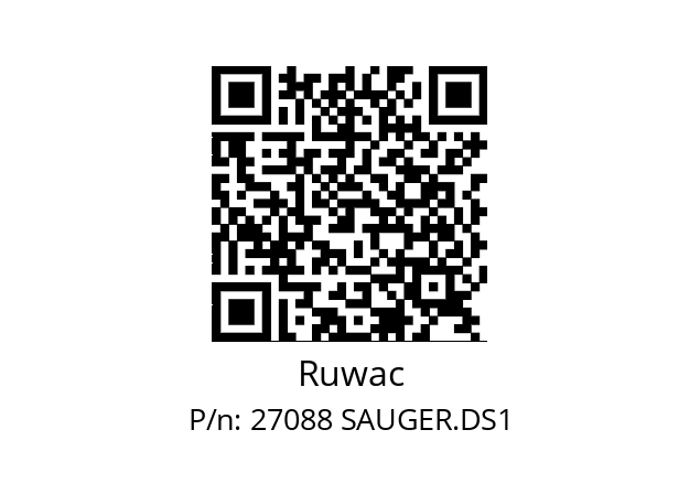   Ruwac 27088 SAUGER.DS1