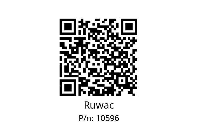   Ruwac 10596