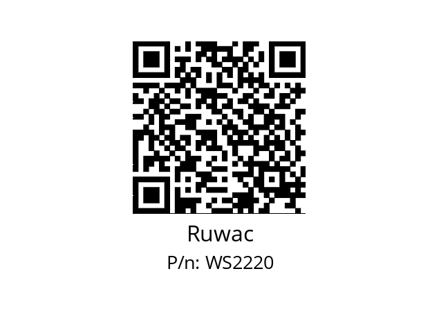   Ruwac WS2220