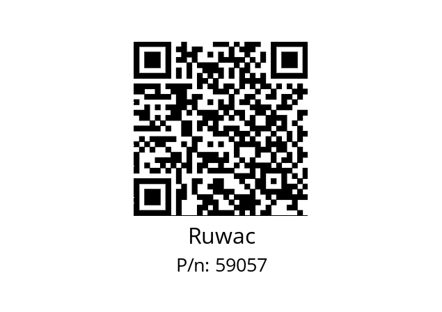   Ruwac 59057