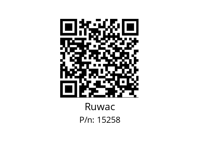   Ruwac 15258