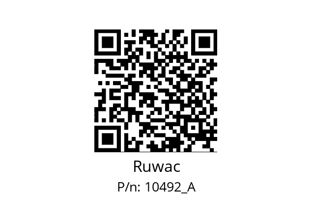   Ruwac 10492_A