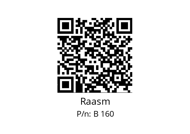   Raasm B 160