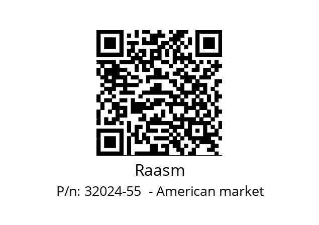   Raasm 32024-55  - American market