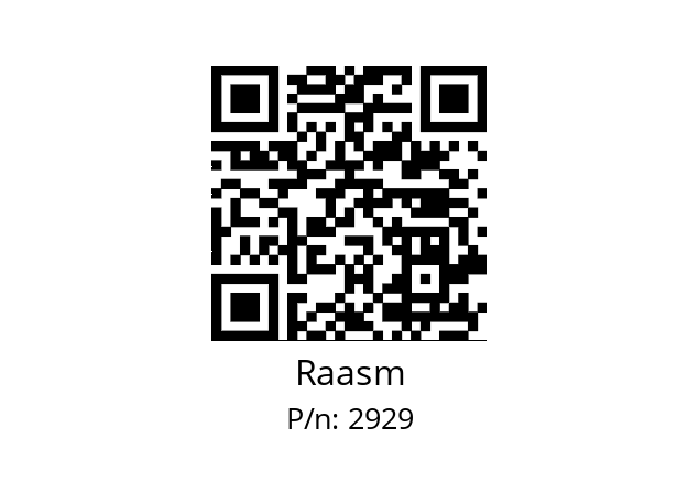   Raasm 2929