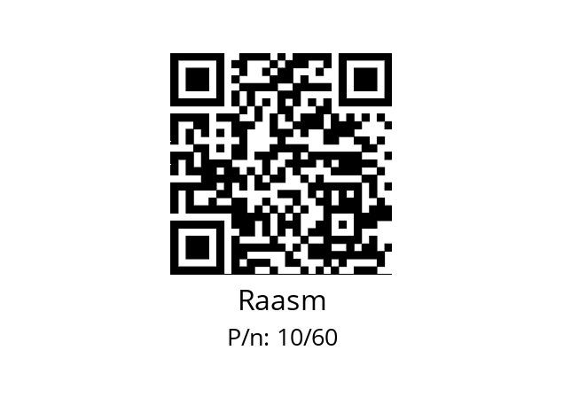   Raasm 10/60