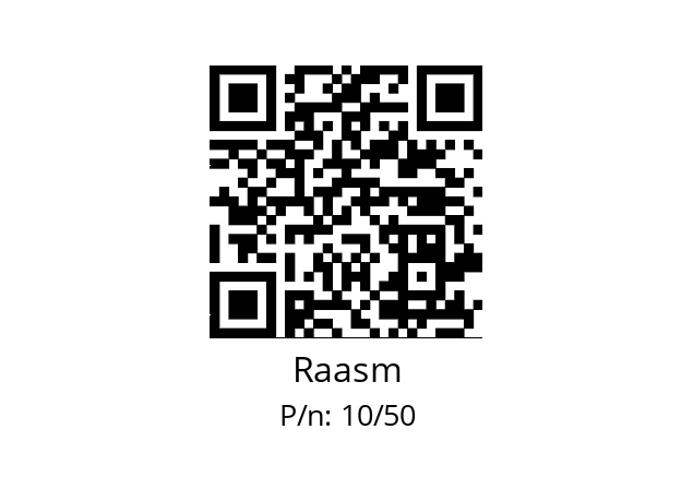   Raasm 10/50