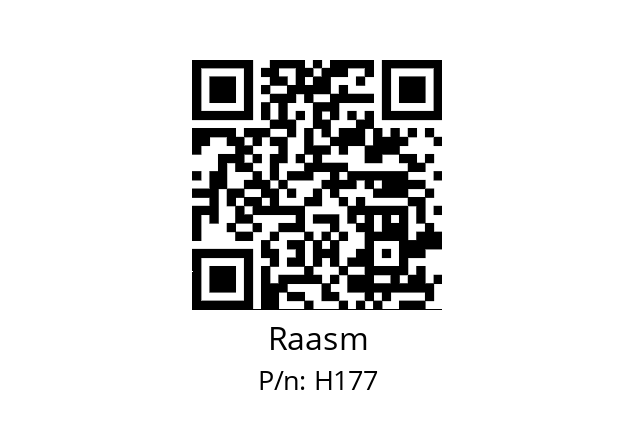   Raasm H177