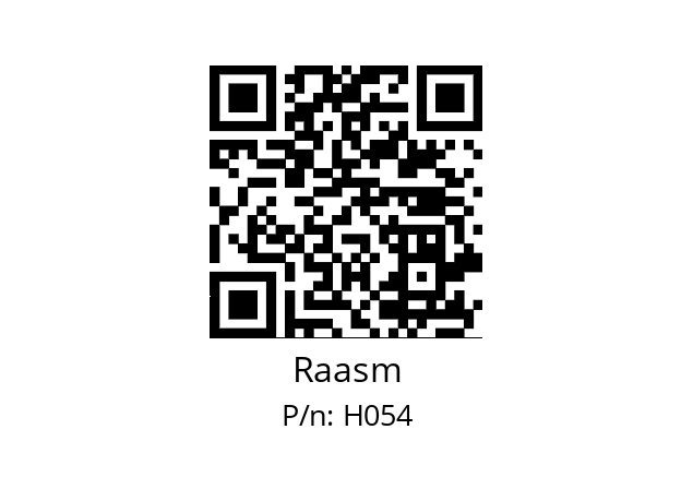   Raasm H054