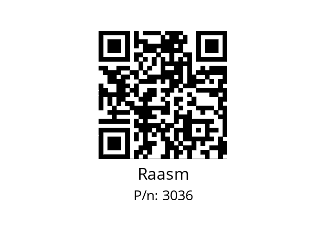   Raasm 3036