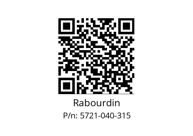   Rabourdin 5721-040-315