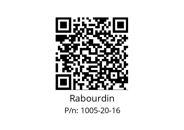   Rabourdin 1005-20-16