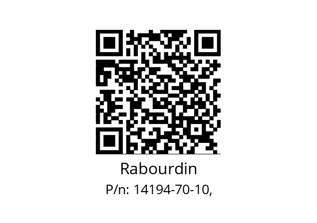   Rabourdin 14194-70-10,