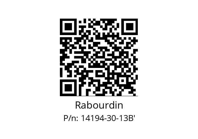   Rabourdin 14194-30-13B'