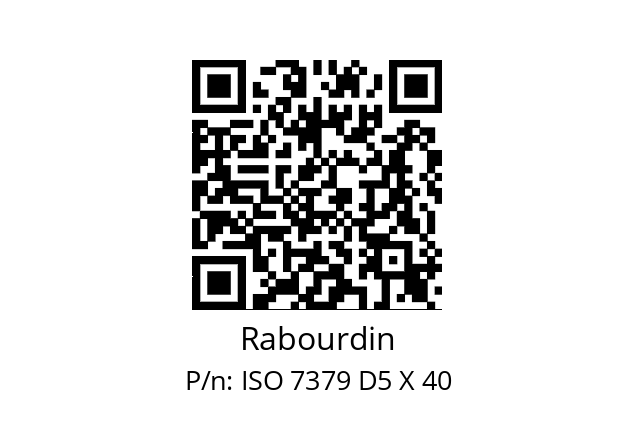   Rabourdin ISO 7379 D5 X 40