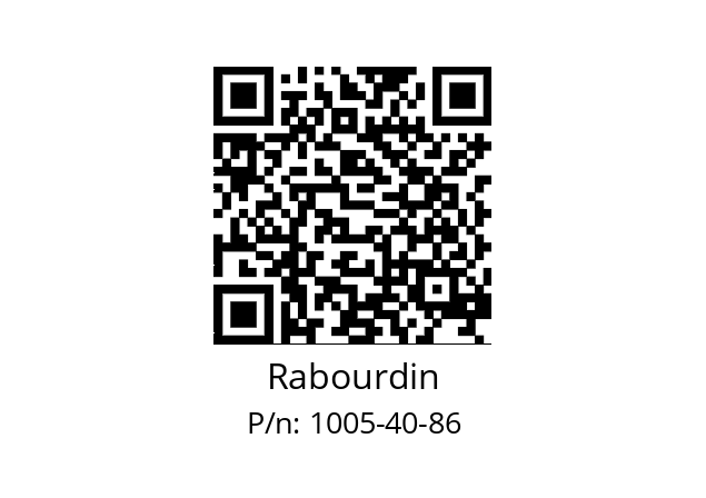   Rabourdin 1005-40-86