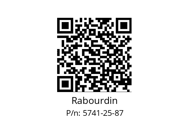   Rabourdin 5741-25-87