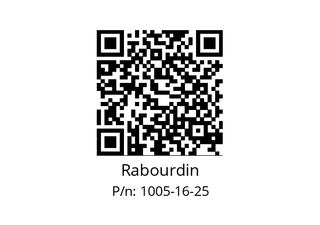   Rabourdin 1005-16-25