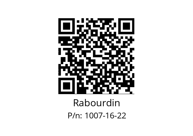   Rabourdin 1007-16-22