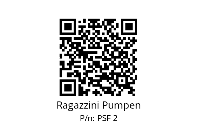   Ragazzini Pumpen PSF 2