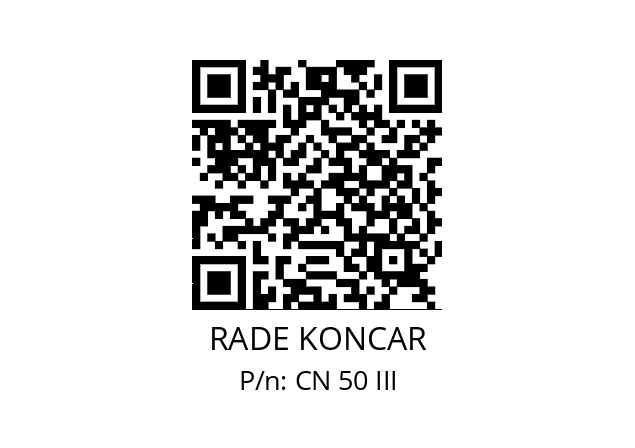   RADE KONCAR CN 50 III