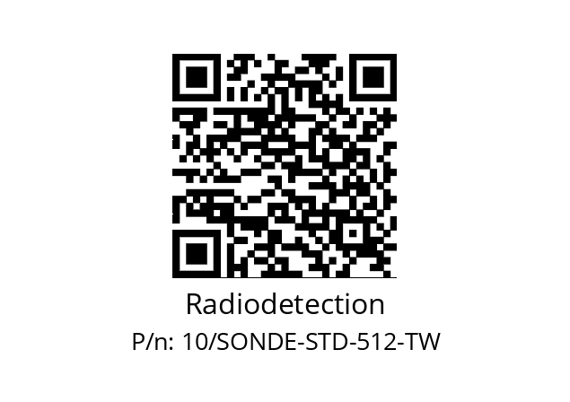   Radiodetection 10/SONDE-STD-512-TW