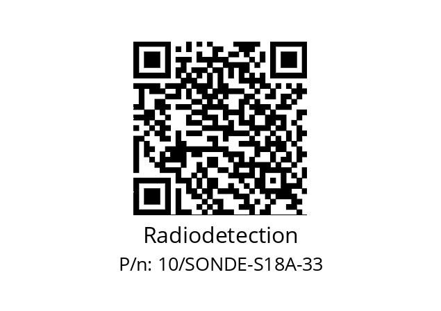   Radiodetection 10/SONDE-S18A-33