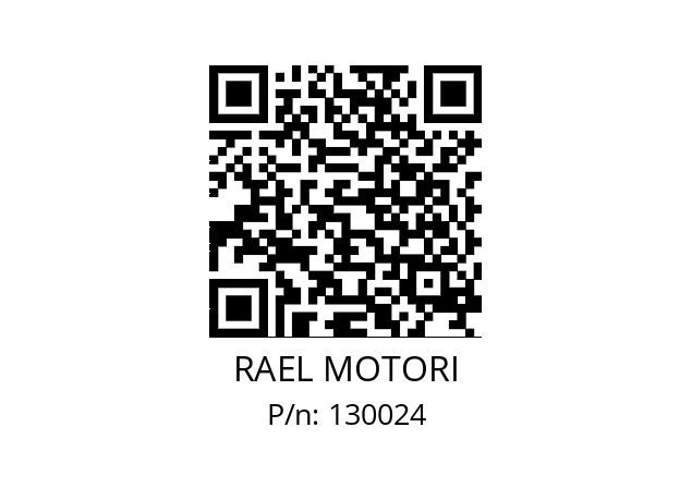   RAEL MOTORI 130024