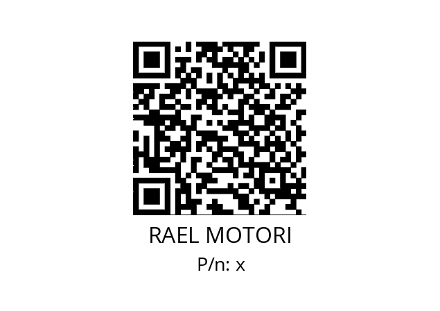   RAEL MOTORI х