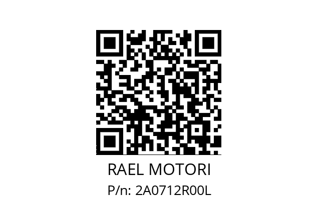   RAEL MOTORI 2A0712R00L