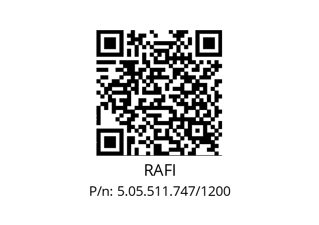  RAF02561 RAFI 5.05.511.747/1200