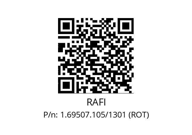   RAFI 1.69507.105/1301 (ROT)