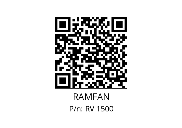   RAMFAN RV 1500