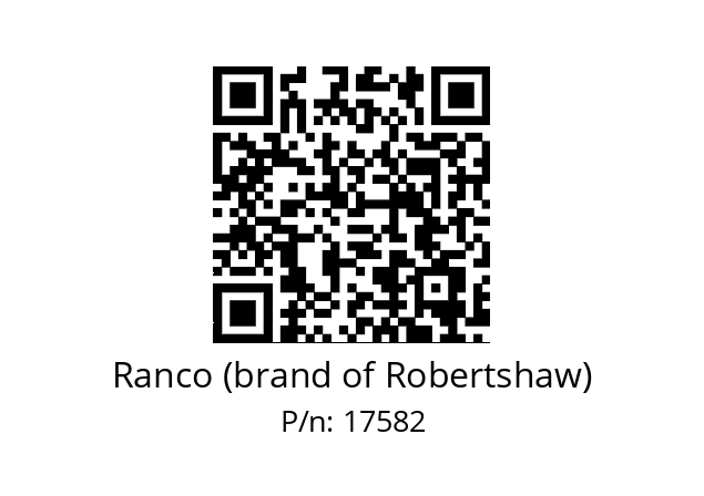   Ranco (brand of Robertshaw) 17582