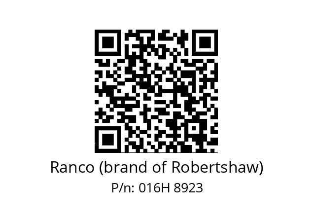   Ranco (brand of Robertshaw) 016H 8923