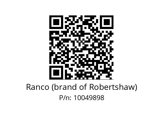   Ranco (brand of Robertshaw) 10049898