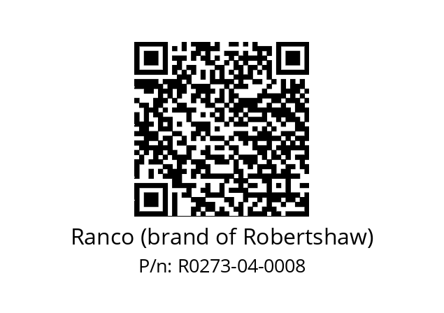   Ranco (brand of Robertshaw) R0273-04-0008