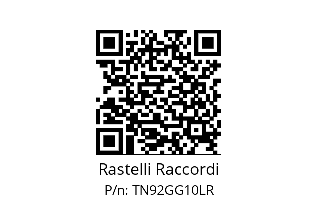   Rastelli Raccordi TN92GG10LR