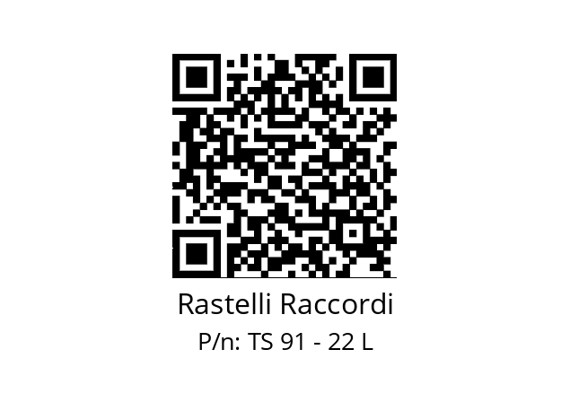   Rastelli Raccordi TS 91 - 22 L