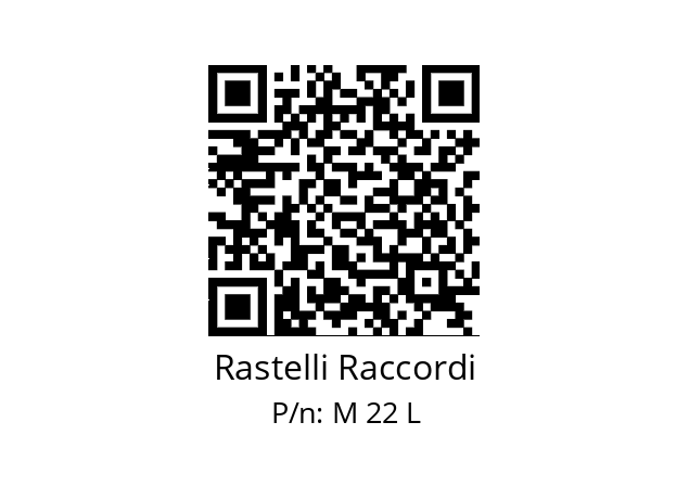   Rastelli Raccordi M 22 L